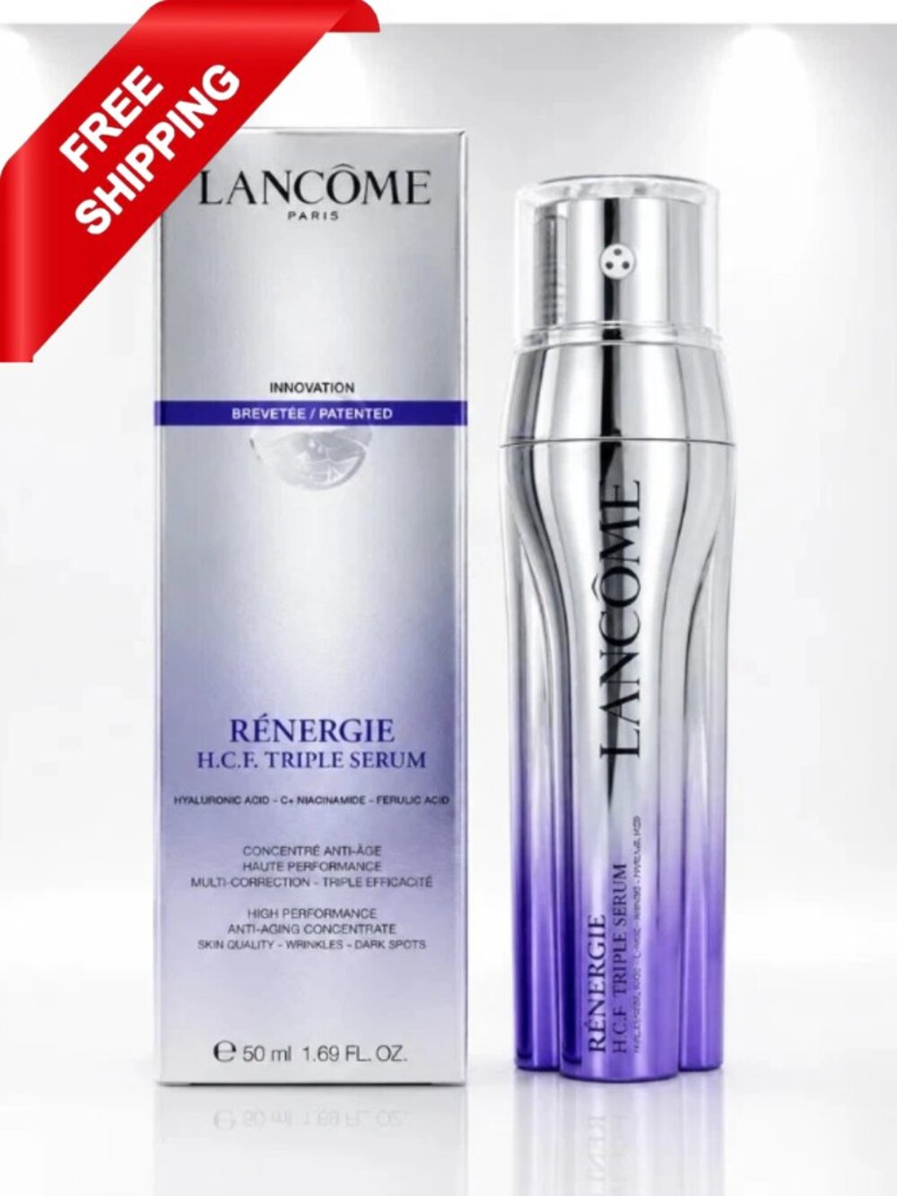 Lancome Renergie C.R.x Triple Serum RETINOL 1.7 oz / 50mL NIB & SEALED